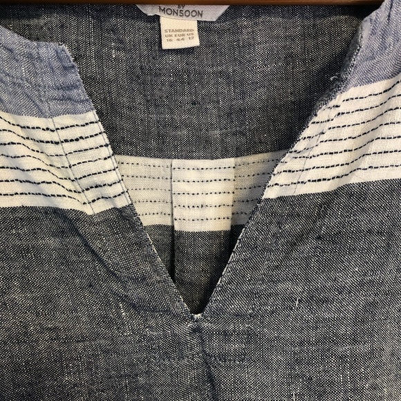 SOLD 100% linen by MONSOON midi dress / tunic - Picture 3 of 5